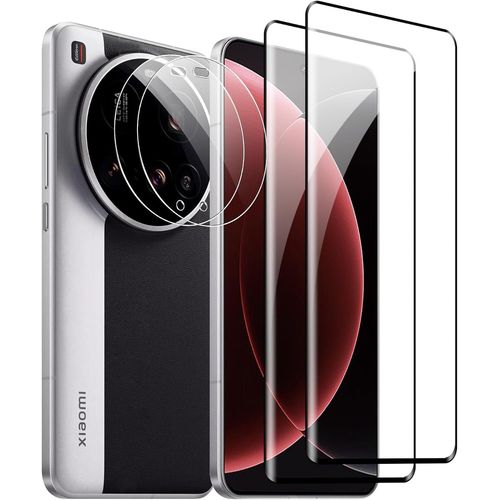Kal-2 Pièces Verre Trempé Pour Xiaomi 15 Ultra 5g Protection Écran 2 Pièces Caméra Arrière Protecteur Film Anti Rayures Sans Bulles D'air -Ultra Transparent 9h Glass
