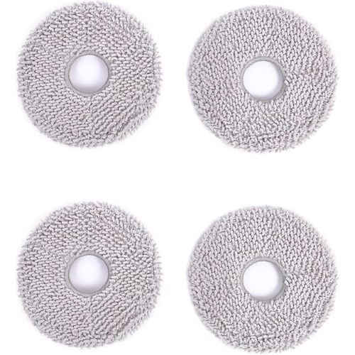 SUBZONAL-ECOVACS DEEBOT X2 OMNI/T20 OMNI/T20e OMNI/X1 OMNI/X1 TURBO/X1e OMNI/T10 TURBO tampons de Nettoyage améliorés, 4 pièces, D-WP04-0012