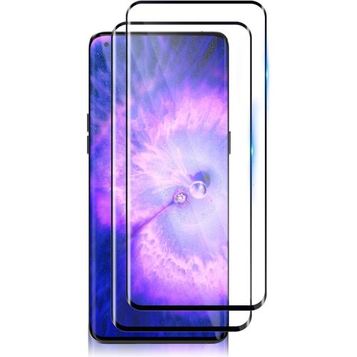 Verre Trempé Compatible Avec Oppo Find X5 Pro 5g, 3d Protection D'écran À Couverture, [2 Pièces] 9h Dureté Hd Transparent Anti Rayures, Film En Verre Trempé Pour Oppo Find X5 Pro 5g
