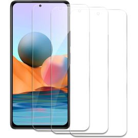 3 Pièces Verre Trempé Pour Xiaomi Redmi Note 10 Pro/10 Pro Max, Film Protection Écran, Film Protecteur Vitre [9h Dureté] [Sans Bulles] [Anti-Rayures] [Hd Transparent] [Anti -Rayures]