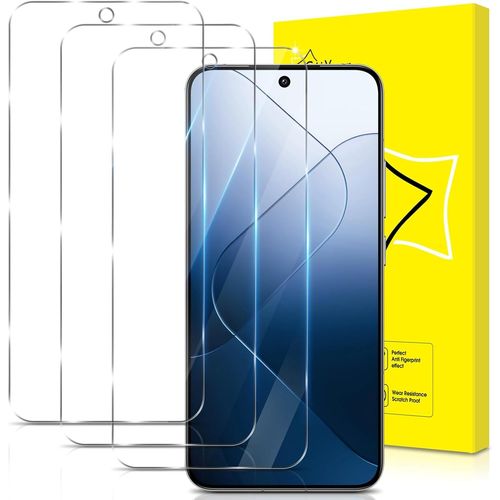 Kalanka-Lot De 3, Verre Trempé Pour Xiaomi 14 [Couverture Complète] [Vitre Protecteur 9h Dureté] [Sans Bulles] [Anti-Rayures] Film Protection Écran Compatible Avec Xiaomi Mi 14