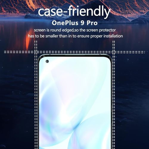 Trahoo-3+1 Pièces Pour Oneplus 9 Pro Protection Écran Tpu Souple [Non Verre Trempé] + Oneplus 9 Pro Caméra Verre Trempé, Hd Anti Rayures Protecteur D'écran Pour Oneplus 9 Pro