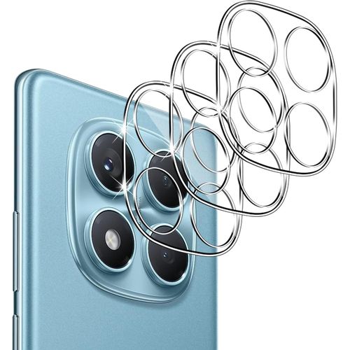 CAUC-Caméra Arrière Protecteur pour Xiaomi Redmi Note 14 Pro 4G, Protection Objectif Caméra Arrière Film en Verre Trempé 9H, Anti Rayures, Ultra HD, 3 Pièces