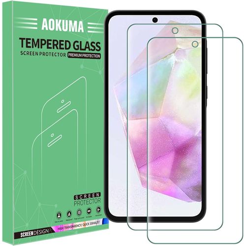 Tempered Glass Compatible With Samsung Galaxy A35 5g, [2 Pack] Screen Protector For Samsung A35 5g [0.26mm] [Extremely Scratch Resistant] [High Definition] [Easy To Install]