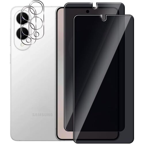 Verre Tremp¿¿ Anti-Espion pour Samsung Galaxy S25 Edge, 2 Pi¿¿ces Film Protection ¿¿cran et 2 Pi¿¿ces Cam¿¿ra Arri¿¿re Protecteur, 9H Duret¿¿, HD, Anti-Rayures, sans Bulles, Facile ¿¿ Installer