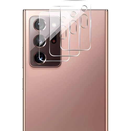 CAUC-Verre Trempé pour Samsung Galaxy Note 20 Ultra Caméra Arrière Protecteur, [Couverture Maximale] Caméra Protecteur D'écran Film pour Samsung Galaxy Note 20 Ultra (Caméra Au Dos) - 3 pièces