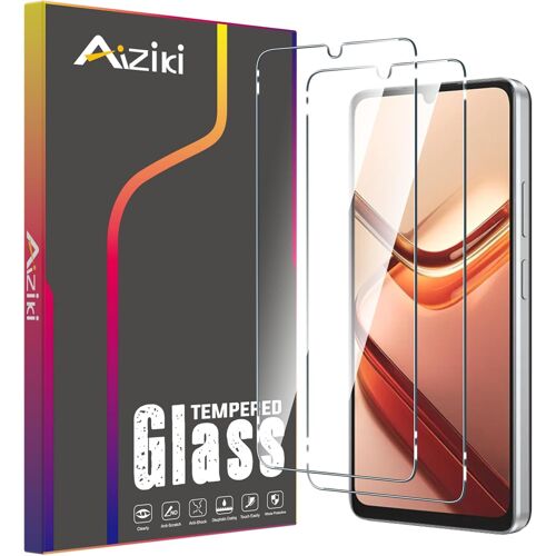 KAL-Verre Trempé Pour Doogee Note 58/58 Pro, Lot De 2, Film Protection Écran, (0,33Mm Hd Ultra Transparent) Dureté 9H Glass Vitre Protection Pour Doogee Note 58/58 Pro