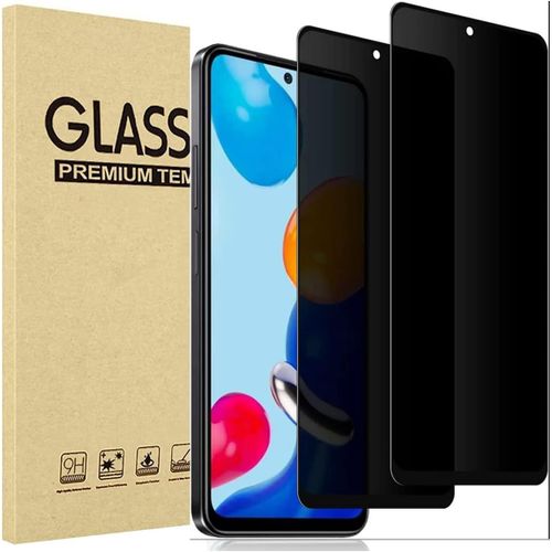Kal-Verre Trempé Anti-Espion Pour Xiaomi Redmi Note 11 Pro, [2 Pièces] Privacy Protection D'écran Pour Redmi Note 11 Pro 6.67"" Couverture Complète Film Protecteur Vitre Dureté 9h Privé Protecteur