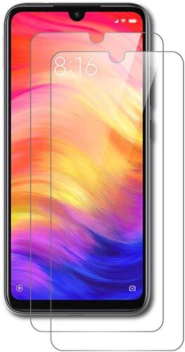 [Pack Of 2] Xiaomi Note 7 Tempered Glass Screen Protector Film For Note 7 Tempered Glass Screen Protector Xiaomi Note 7 (6.3 Inches)