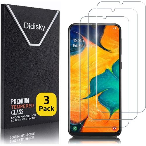 Lot De 3 Protecteur Verre Trempé Pour Samsung Galaxy A20e, Film Protection Écran, Résistance Aux Rayures, Dureté 9h, Pas De Bulles, Haute Définition
