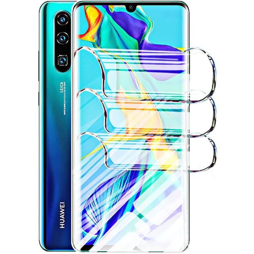 2 Pcs Film Hydrogel Pour Huawei P30 Pro 2019 / P30 Pro New Edition 2020 (6.47""), Films De Protection D'Écran 3D, Transparent Empreinte Digitale Débloqué