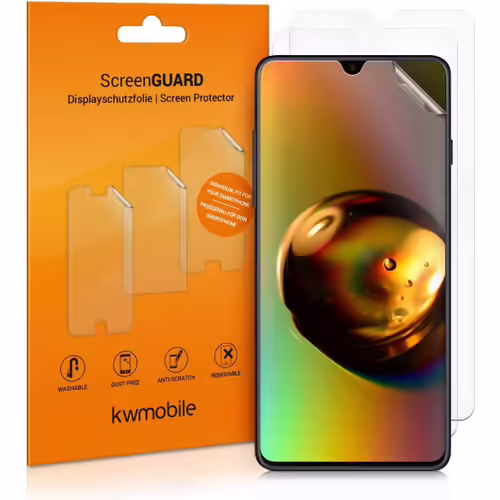 Film Protection Écran Téléphone Compatible Avec Samsung Galaxy A50 Film Écran - Set 3x Film Transparent En Plastique