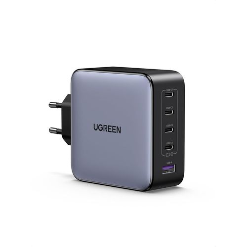 Nexode 100w 5 Ports Chargeur Usb C Rapide Technologie Ganinfinity Prise Secteur Compatible Avec Iphone 16 Pro Max Plus 15 14 13 Galaxy S24 S23 Pixel Ipad Macbook M4 M3 M2 M1