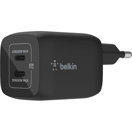 Eryi-Chargeur Secteur Double Port Usb-C 65 W, Chargeur Rapide Power Delivery 3.0 Avec Technologie Gan Pour Iphone 16, Iphone 15, [330]