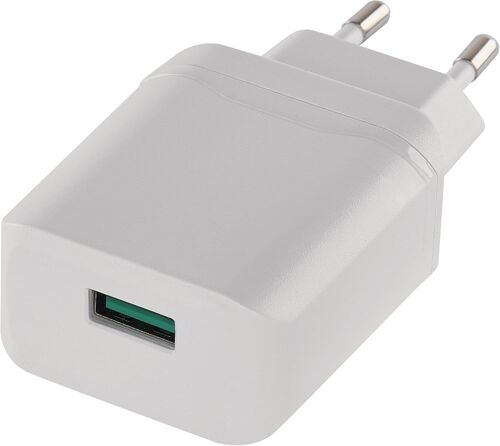 Chargeur Usb Quick Qc 3.0 Avec 1 Port 3 A Pour Tablette, Téléphone Portable, Smartphone, Lecteur Mp3, Pr Européenne Sans Câble