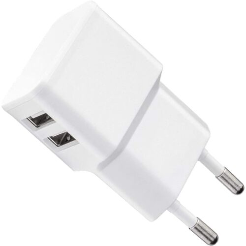 Chargeur Double Compatible Avec Sonos Roam, Pour 2 Roam Ou 2X Chargeurs Sans Fil, Adaptateur Usb Remplace L'Adaptateur Secteur 10W Pour Câble Usb-A Vers Usb-C (2.4A, 12W) Blanc[CHA8221009]