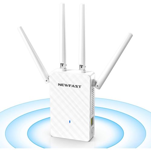 Répéteur Wifi Puissant N300Mbps Nf-Re516, 2.4Ghz Amplificateur Wifi Puissant Avec Wps, Repetiteur Wifi Sans Fil Compatible Avec Toutes Les Box Internet, 4 Antennes, 3 Mode[Z15]