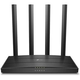 ASFASFq-Archer C6 Routeur WiFi, Bi-Bande AC1200Mbps, 5 Ports Gigabit, 867Mbps à 5GHz et 400Mbps à 2.4GHz, Mode Point d'Accès, Sécurité Avancée avec WPA3, MU-MIMO, EasyMesh, IPv6, Brancher et Utiliser