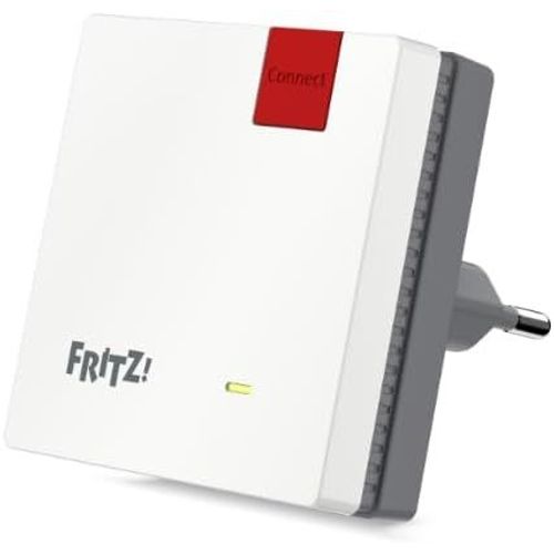 Fritz!Repeater 600 | Wi-Fi 4 Jusqu'À 600 Mbit/S (2,4 Ghz) | Wps | Mesh Wi-Fi | Design Compact | Version Internationale[Z201]