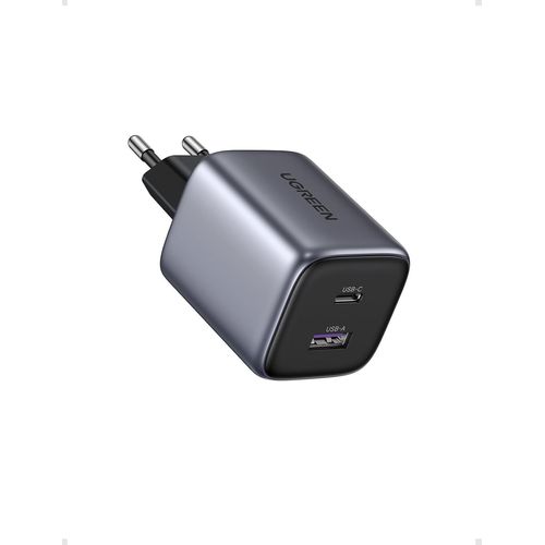 Eryi-Nexode 35w Gan Chargeur Usb C Rapide Avec Double Prise Compatible Avec Iphone 16 Plus Pro Max 15 14 13 12 11 Pixel 8 7a 6a Galaxy S24 Ultra A15 A05s Ipad Air Mini Macbook (Noir)