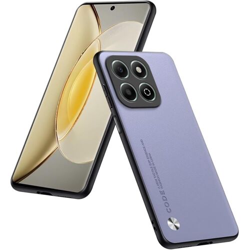 KAL-Coque Compatible Avec Honor 200 Smart/Honor X7C (6.8""), Housse De Protection Cuir Pu - Violet Clair