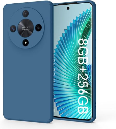 KAL-Coque Pour Honor Magic 6 Lite/Honor Magic6 Lite 5G, Étui En Silicone De Protection Antichoc Pour Honor Magic6 Lite (Bleu Marine)