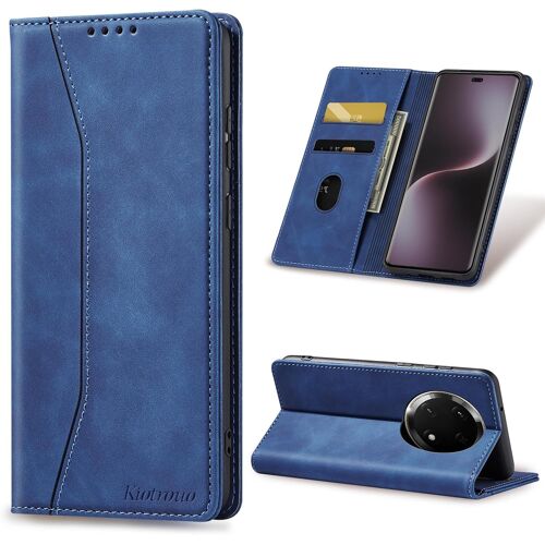 KAL-Coque Pour Honor Magic 7 Lite [Porte Cartes], Étui Portefeuille En Cuir Pu Housse, Stand Réglable Et Protection Antichoc Magnétique Fonction Flip Case Pour Magic 7Lite, Bleu