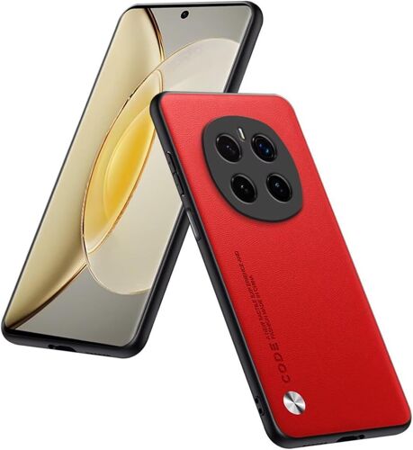 KAL-Coque Compatible Avec Honor Magic7 Pro 5G (6.8""), Housse De Protection Cuir Pu - Rouge