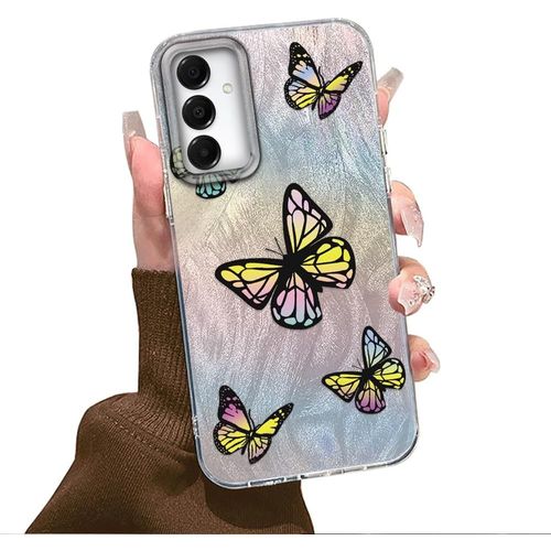 KAL-Coque De Protection Pour Samsung Galaxy S24/S25, Avec Motif Papillon Coloré, Fin, Résistant Aux Chocs Et Aux Rayures, Multicolore