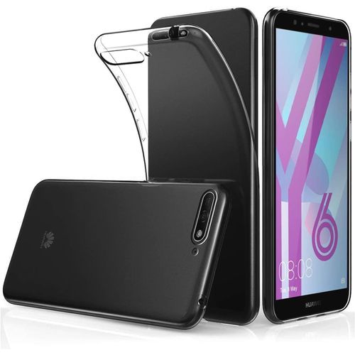 KAL-Coque Pour Huawei Y6 2018 / Honor 7A, Ultra Transparente Silicone En Gel Tpu Souple Coque De Protection Avec Absorption De Choc