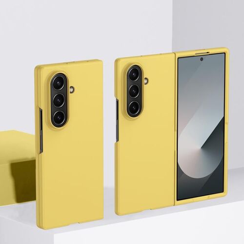 Coque Antichoc En Polycarbonate Pour Samsung Galaxy Z Fold7, Jaune Citron