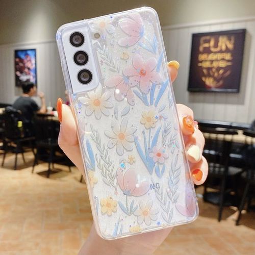 Coque Floral En Tpu Pour Samsung Galaxy S23 Ultra 5g, Rose Fleuri