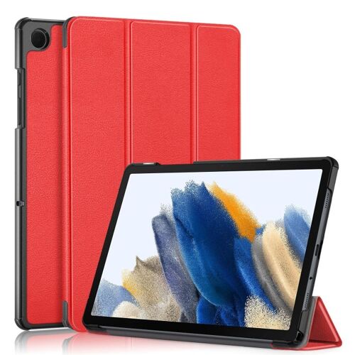 Étui En Cuir Pliable 3 En 1 Pour Samsung Galaxy Tab A9 Plus, Rouge