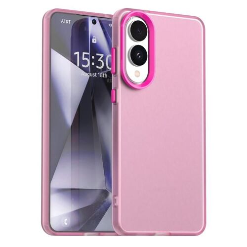 Coque Hybride Antichoc Tpu Et Pc Pour Samsung Galaxy S25 Edge 5g, Rouge