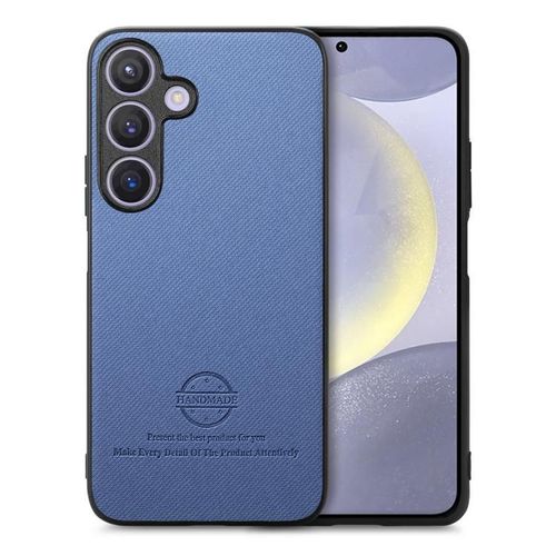 Coque En Cuir Pour Samsung Galaxy S25+ 5g, Bleu