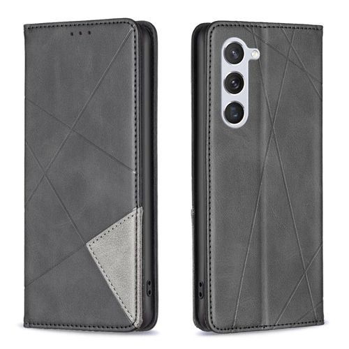 Étui En Cuir Magnétique Pour Samsung Galaxy S25 5g, Noir