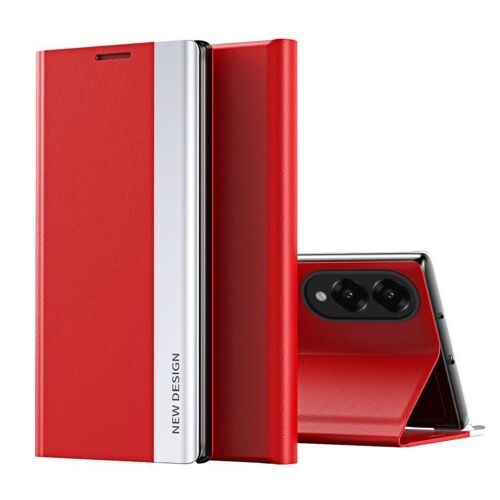Étui En Cuir Électrolytique Pour Samsung Galaxy S25 Edge 5g, Rouge