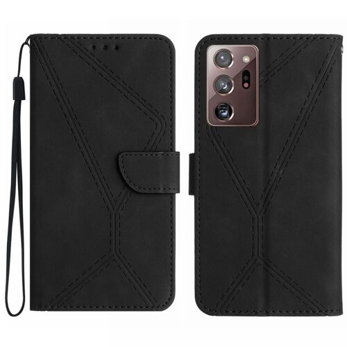 Étui en cuir pour Samsung Galaxy Note 20 Ultra, Noir
