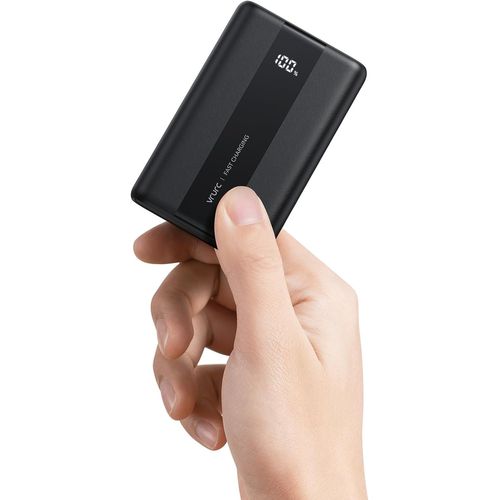 Batterie Externe 20000mah Usb C Mini Power Bank Charge Rapide 22.5w Batterie Portable Avec 3 Ports Usb Sortie Et Led Display Pour Iphone,Huawei,Xiaomi Etc