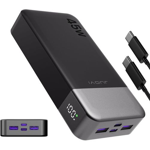 Kalcx-Batterie Externe Charge Rapide,Batterie Externe 45w,Power Bank 20000mah,Batterie Externe Usb C Charge,Pd Et Qc Charge 4-Ports,Avec Affichage Led Pour Samsung Iphone 16 15 Pro Laptop