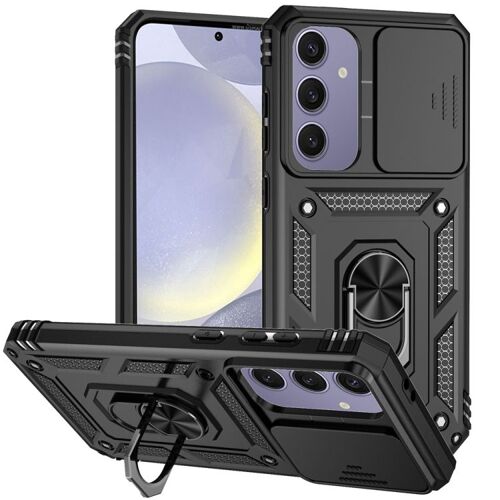 Étui Samsung Galaxy S24 Fe 5g Avec Support Camshield, Noir