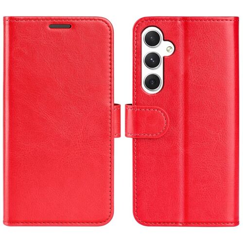 Étui Horizontal En Cuir Texturé Pour Samsung Galaxy S24 5g, Rouge