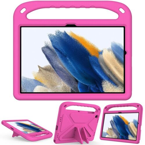 Étui Eva Antichoc Avec Poignée Et Support Pour Samsung Galaxy Tab A9+, Rose Rouge