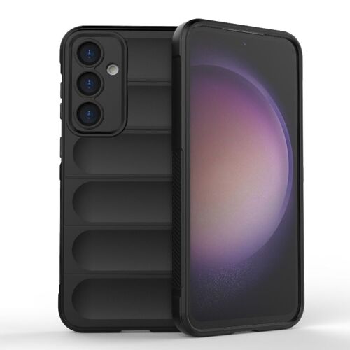 Coque Tpu Et Flanelle Magic Shield Pour Samsung Galaxy S23 Fe 5g, Noir