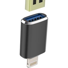 lbgwp60-Adaptateur Lightning Mâle Vers Usb Pour Iphone 14 13 12 Pro Certifié Pour Apple Mfi Otg 3.0 Cable Pr Pour Ipad Appareil Carte Lecteur Usb-A Jack Clé Photo Fichiers Caméra Connecteur Card Read
