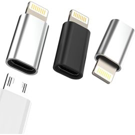 lbgwp60-Adaptateur Lightning Vers Micro Usb (3 Packs) Pour Apple Iphone 14 13 Pour Ipad Micro Usb Femelle Câble Vers Lightning Mâle Jack Jack Jack Convertisseur Mc-To-L