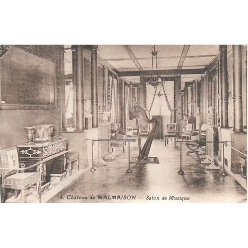 Carte Postale Château De Malmaison (92) - Le Salon De Musique (Non Circulée)