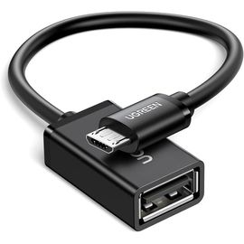 lbgwp60-Adaptateur Micro Usb Mâle Vers Type-A 2.0 Femelle Host Câble Otg Compatible Galaxy A10 S7 S6 Tab A E S2 Edge S5 J3 J4 J5 J6 J7 J8 Huawei P Smart 2019 Y5 Y6 Honor 8X Wiko