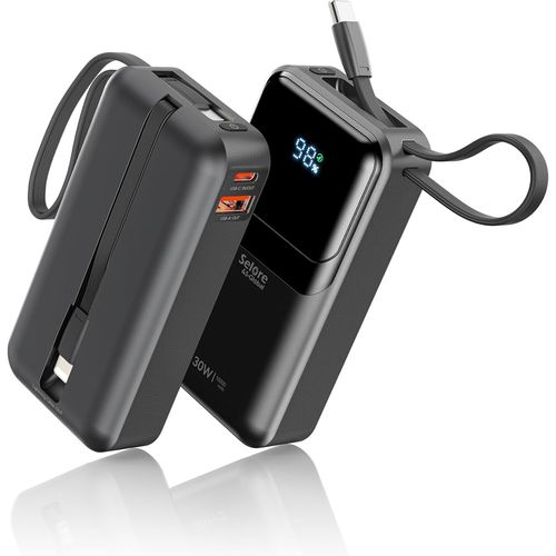 Batterie Externe,30w 10000mah Power Bank,Usb C Chargeur Portable Charge Rapide Avec 4 Sorties,Compatible Avec Iphone 16 15 14 13 12 Samsung Galaxy Ipad Macbook Air,Etc.