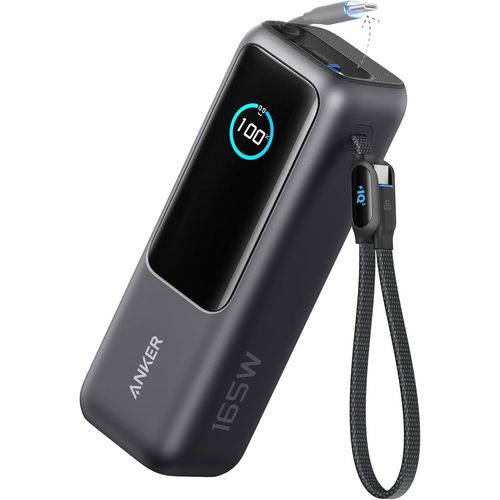 lbgwp60-Zolo Batterie Externe Pour Ordinateurs Portables, Chargeur 25000Mah 3 Ports Usb-C 100W Pour Plusieurs Appareils, Câble Intégré+Câble Rétractable, Pour Iphone16 Pro , Macbook, Samsung